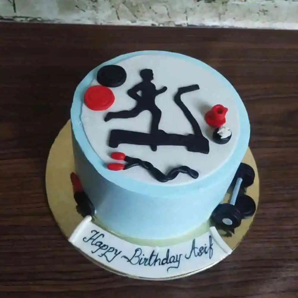 Gym Themed Cake